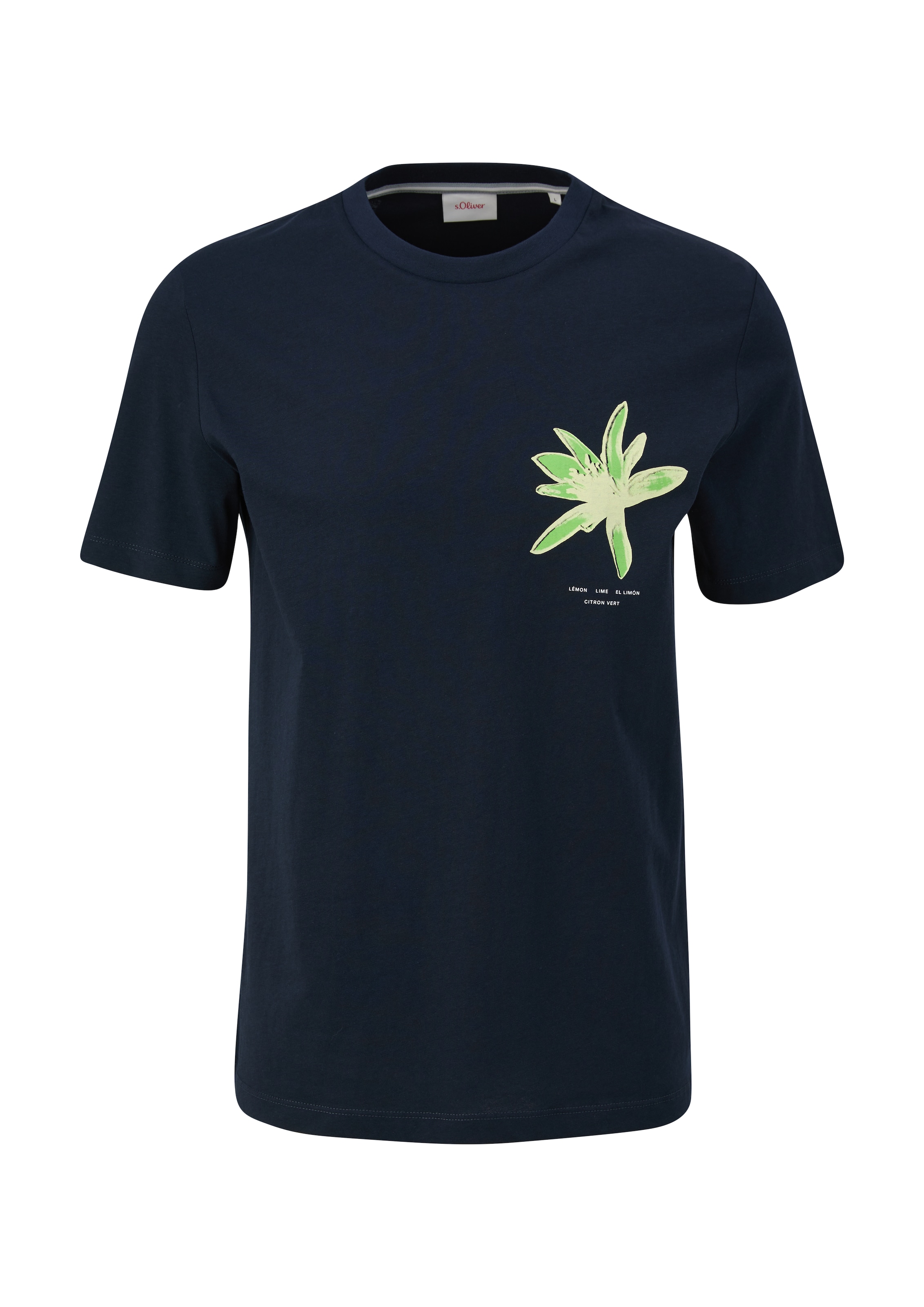 T-Shirt s.Oliver en bleu : devant