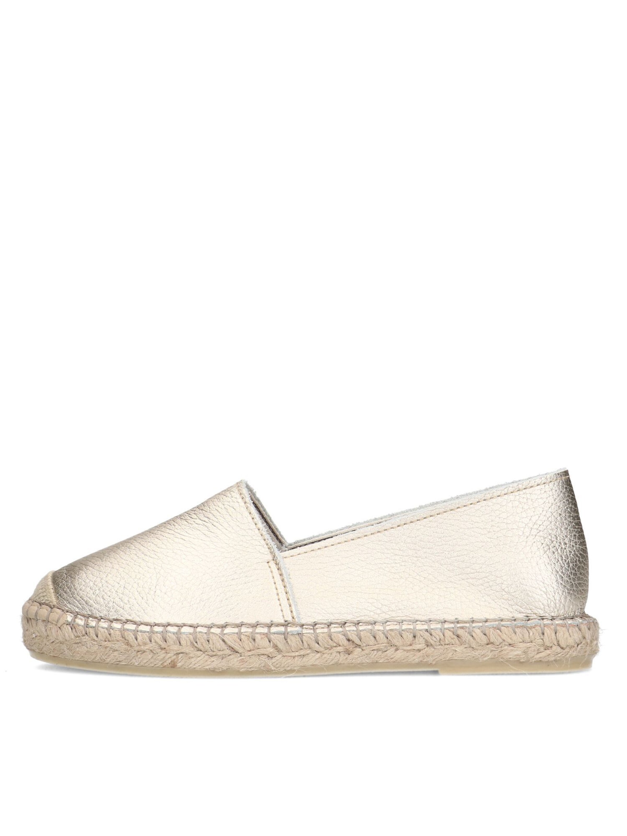 MANFIELD Espadrilles in Gold
