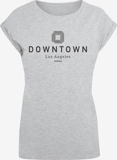 F4NT4STIC Shirt 'Downtown LA' in graumeliert / schwarzmeliert, Produktansicht