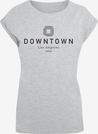 F4NT4STIC Shirt 'Downtown LA' in graumeliert / schwarzmeliert, Produktansicht