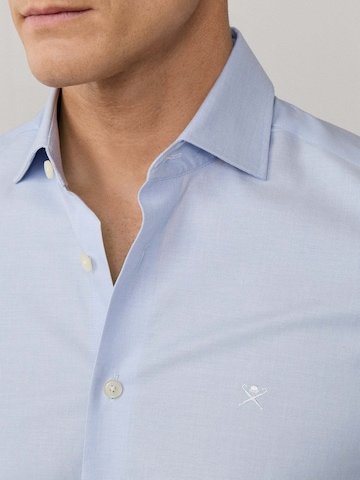 Hackett London Slim fit Zakelijk overhemd 'Ess' in Blauw