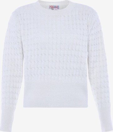 Sookie Sweater in White: front