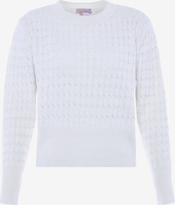 Sookie Sweater in White: front