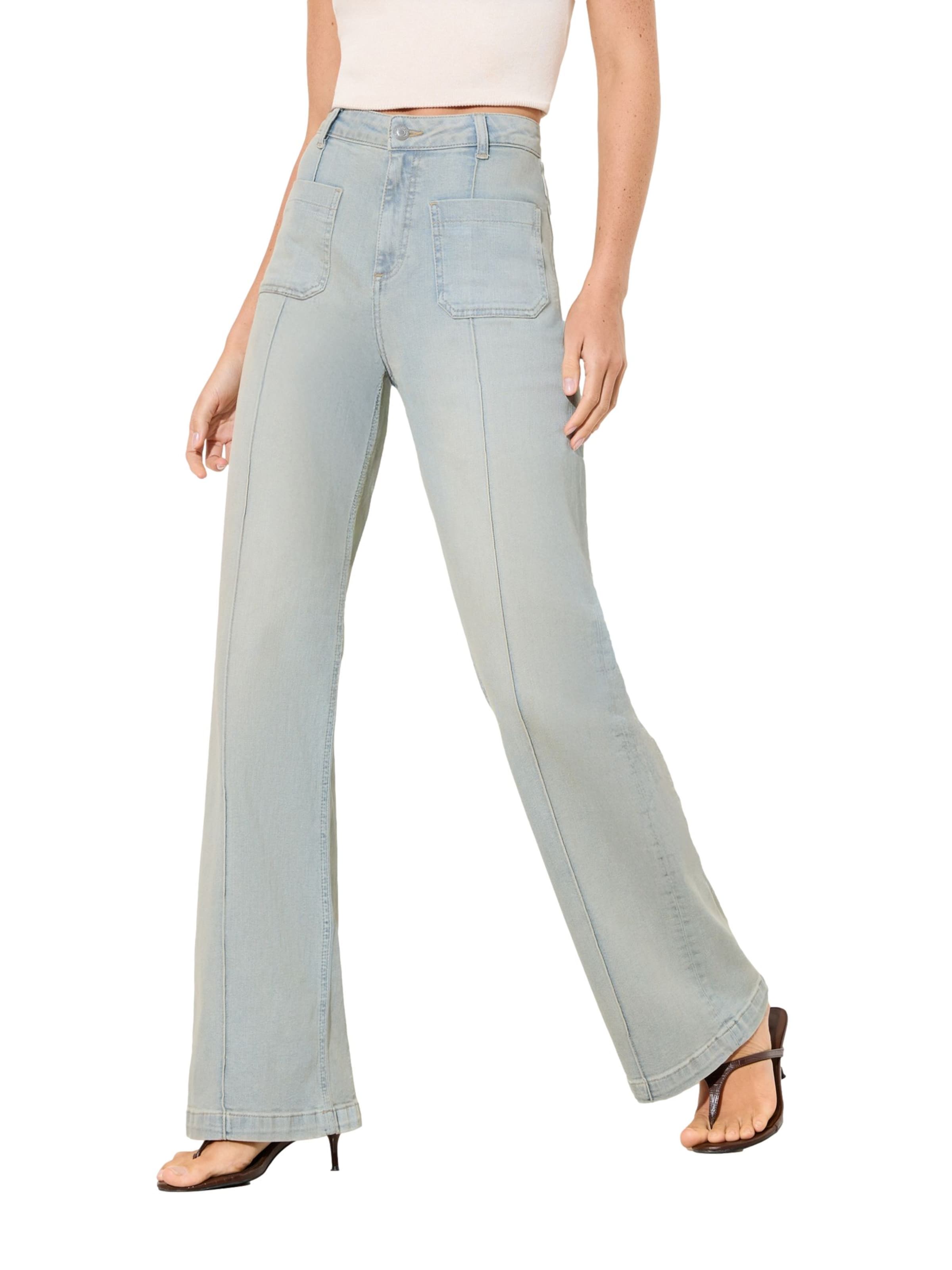 Friends Like These Zvonové kalhoty Džíny 'Everyday' – modrá: přední strana