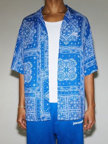 Coupe regular Chemise 'Carlos' Pacemaker en bleu