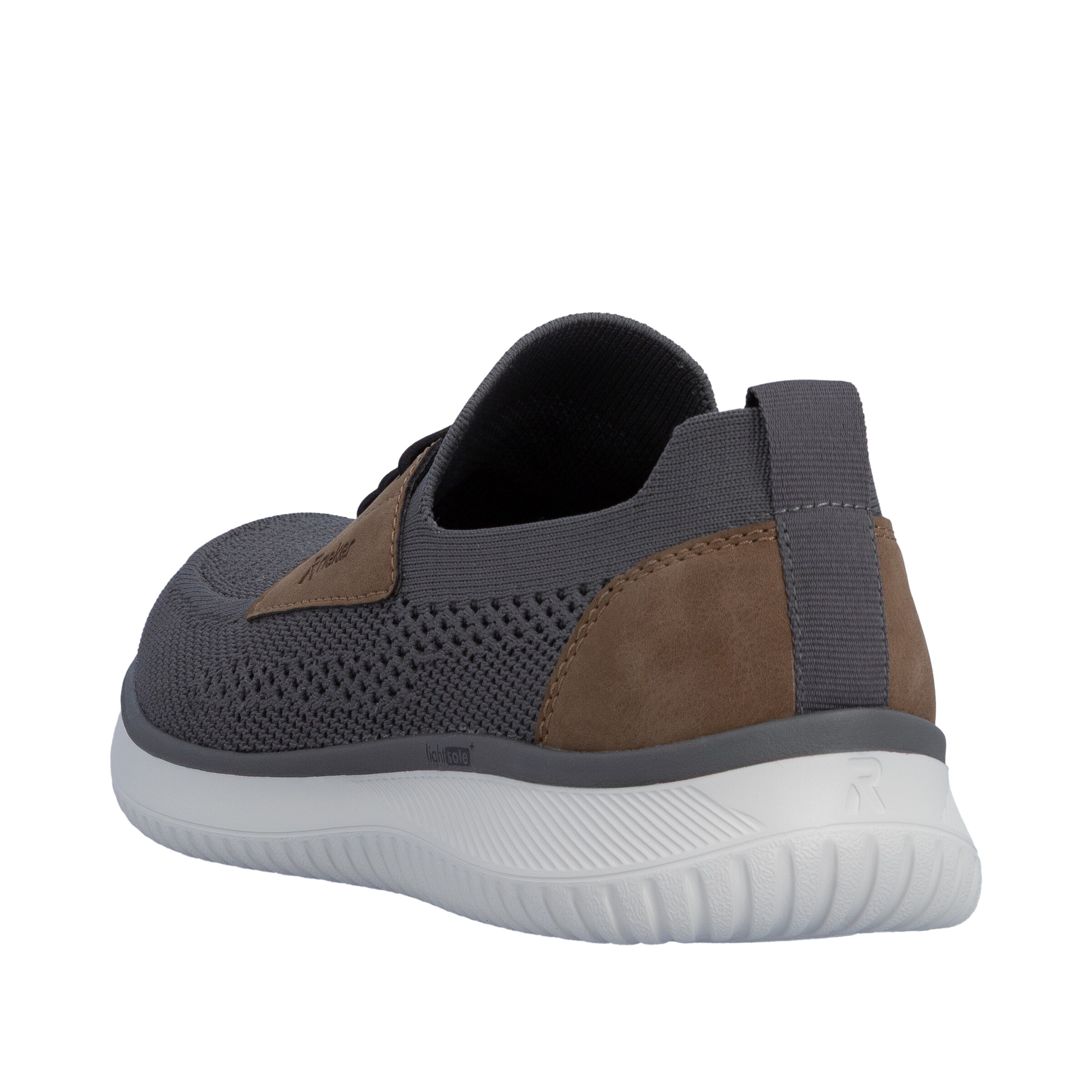 Chaussure à lacets Rieker en gris