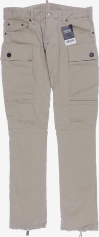 DSQUARED2 Pants in 4XL in Beige: front
