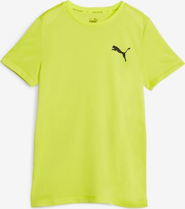 PUMA Shirt 'Active' in Geel: voorkant