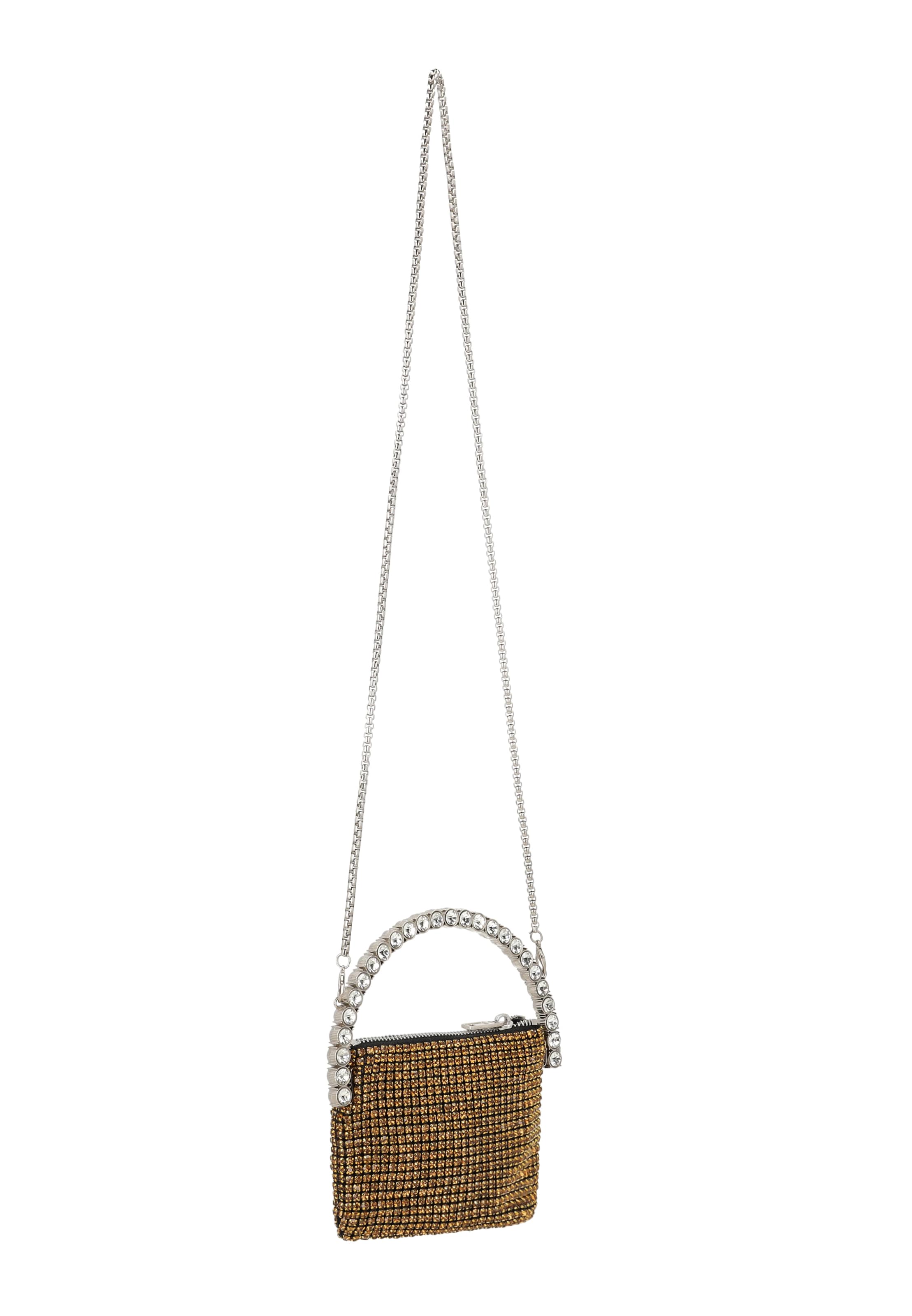 faina Tasche 'Wristlet' in Gold