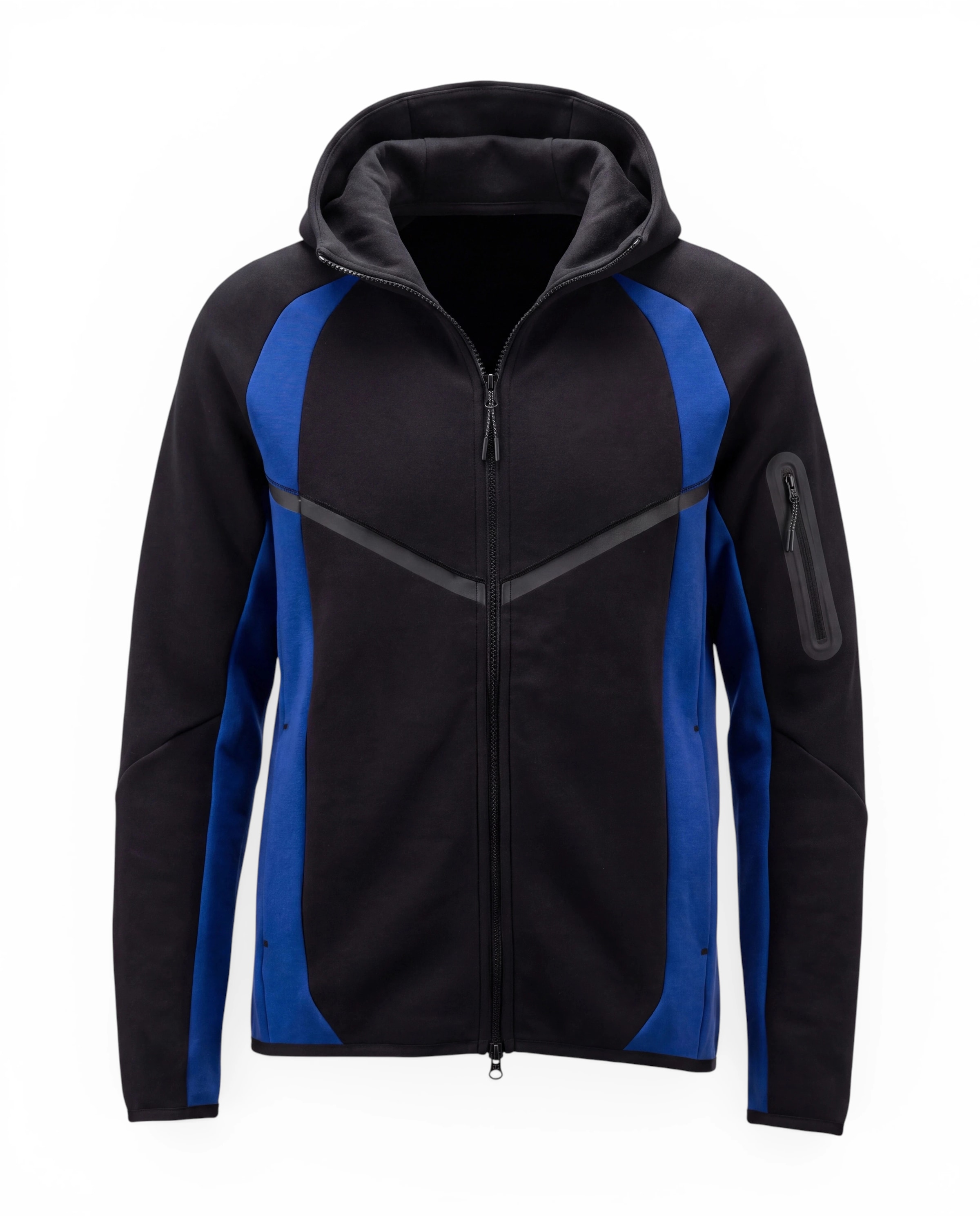 Nike Sportswear Ζακέτα φούτερ 'TECH FLC PRO' σε μαύρο: μπροστά