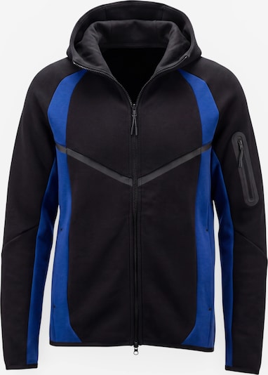 Nike Sportswear Sweatjacke 'TECH FLC PRO' in XS in blau / schwarz, Produktansicht