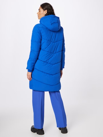PIECES Zimní kabát 'Jamilla' – modrá