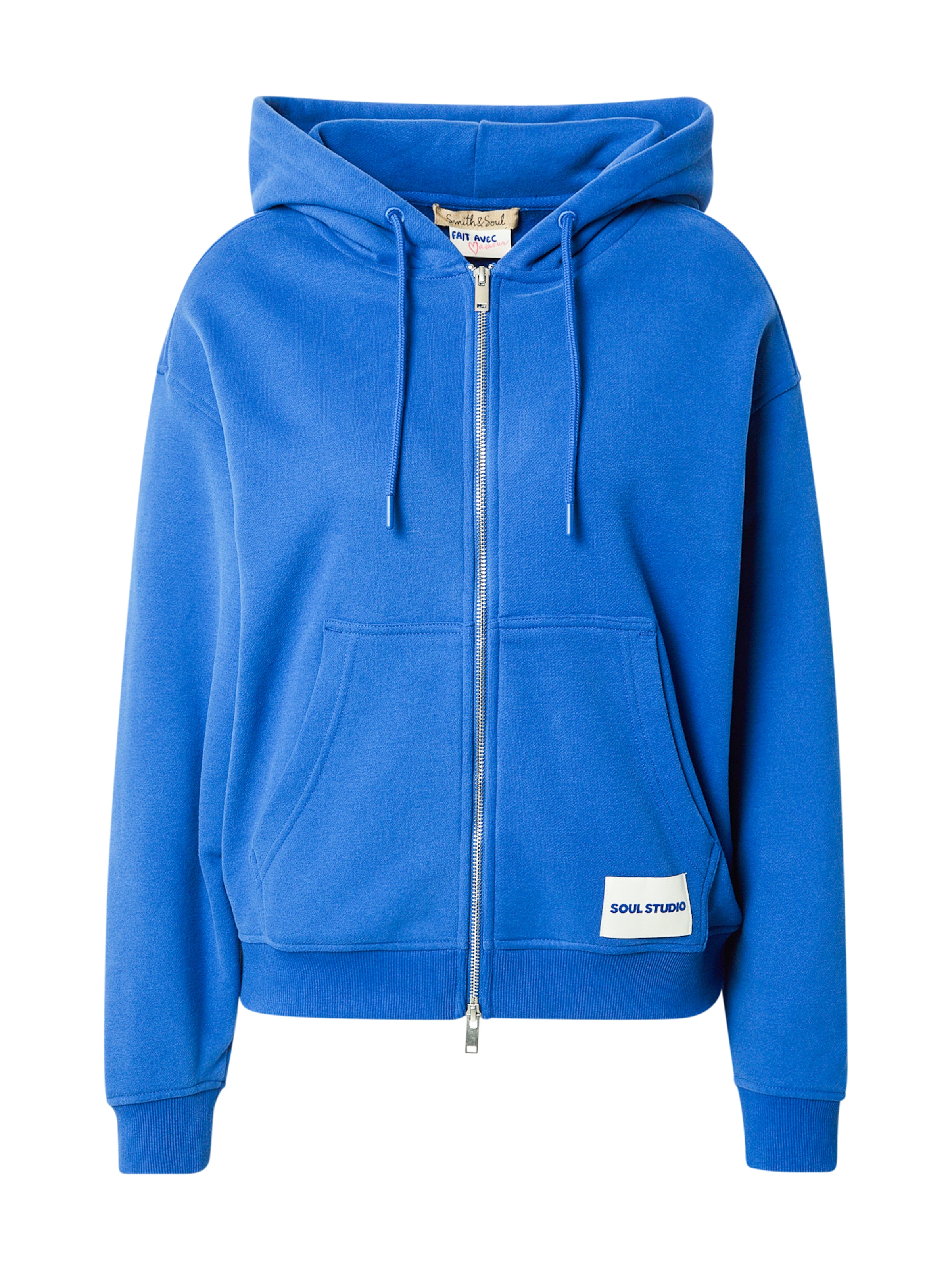 Smith&Soul Ζακέτα φούτερ σε μπλε: μπροστά