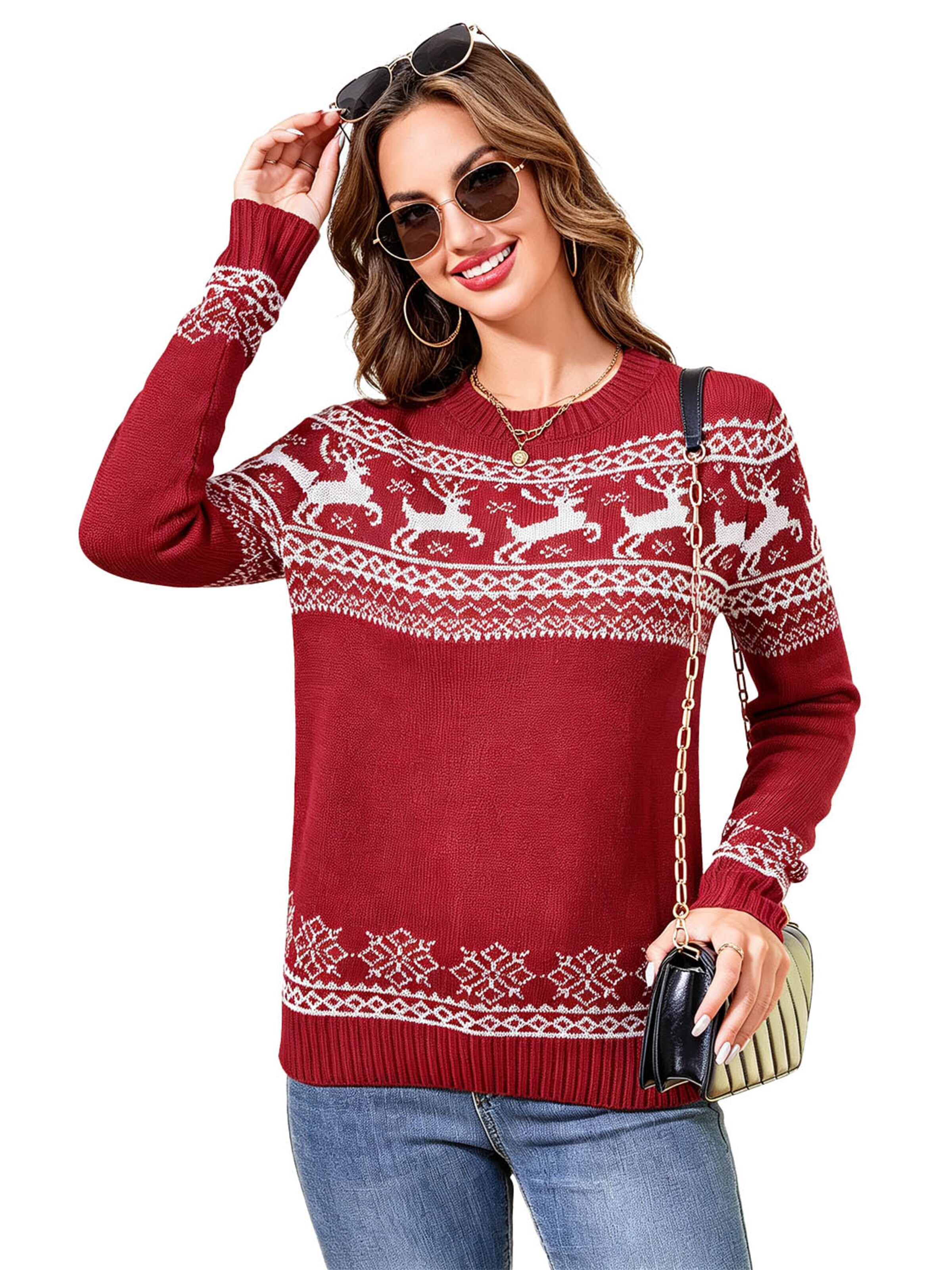 KoJooin Sweater in Red