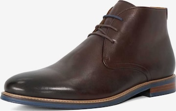 Dune LONDON Chukka Boots 'Millers' in Rot: Vorderseite