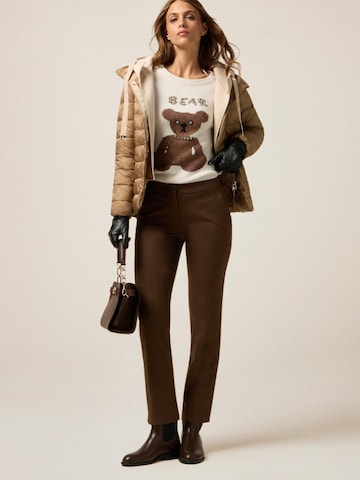 Baggy Pantalon oltre en marron : devant