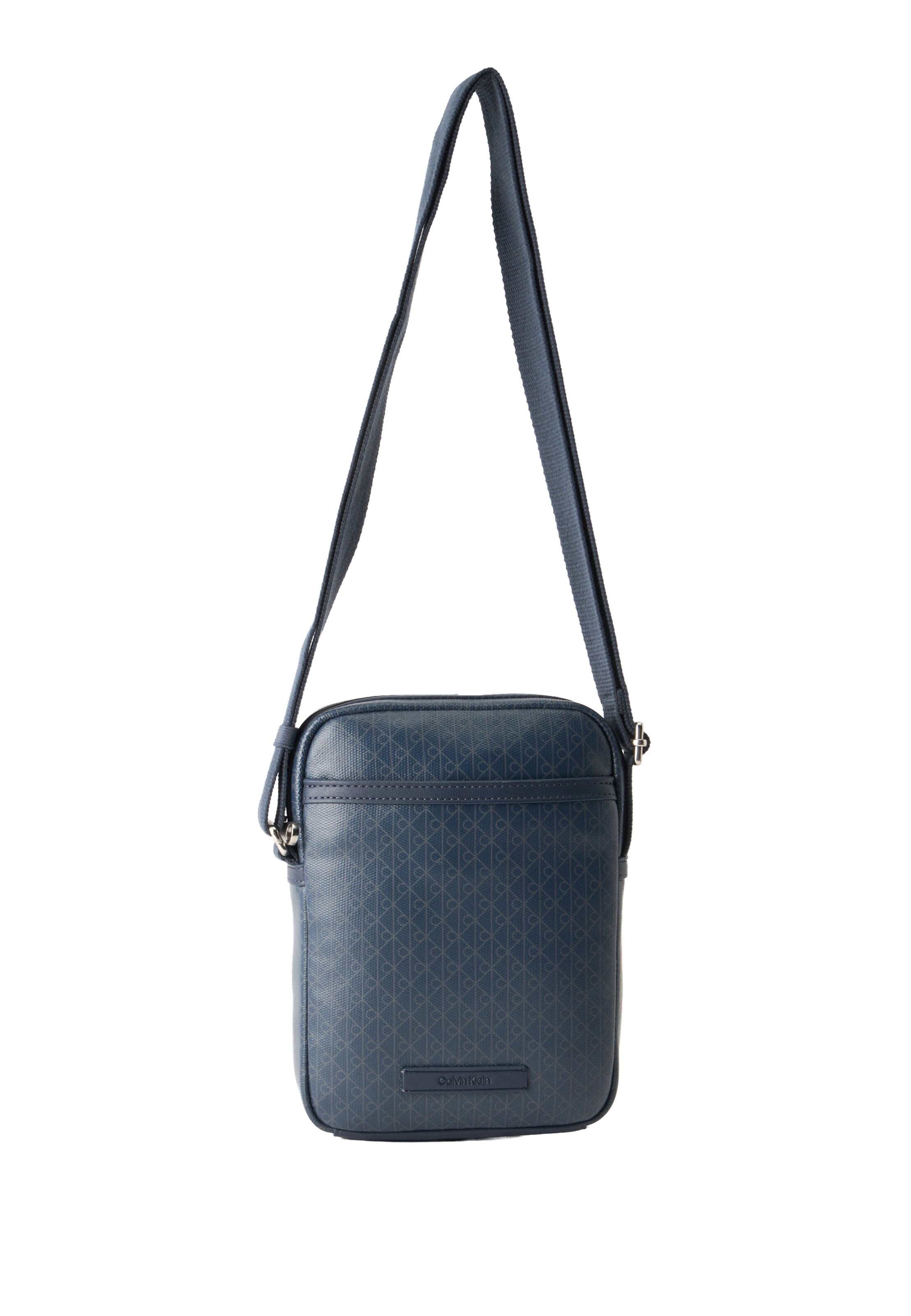 Calvin Klein - Mala de ombro em azul: frente