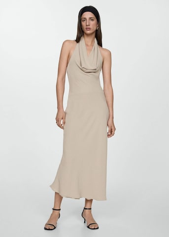 MANGO Kleid 'Azores' in Beige: predná strana