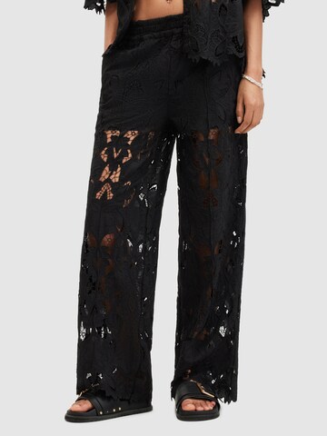 AllSaints Loosefit Broek 'CHARLI' in Zwart: voorkant