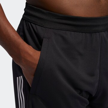 ADIDAS SPORTSWEAR Normální Sportovní kalhoty '3-Stripes 9-Inch' – černá