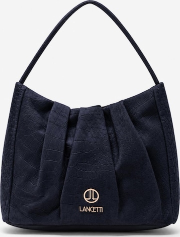 Borsa a mano 'Jarrik 2' di Lancetti in blu: frontale