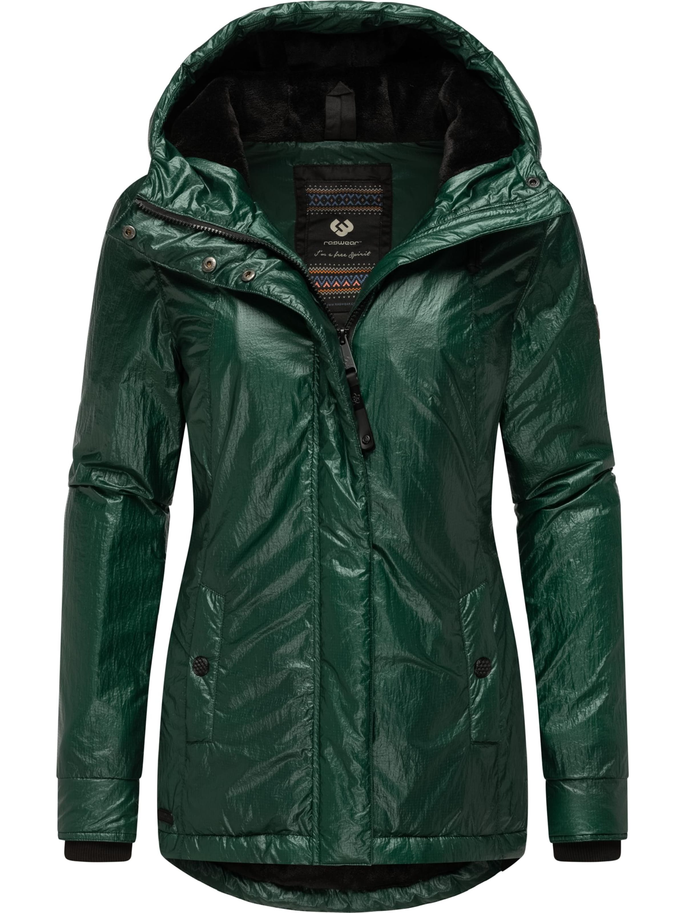 Giacca invernale di Ragwear in verde: frontale