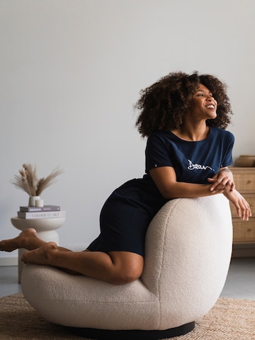 By Louise Nachthemd 'Essential' in Blauw: voorkant