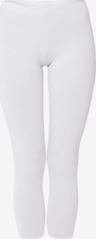 celodoro Leggings 'Stretchy' in Weiß: Vorderseite