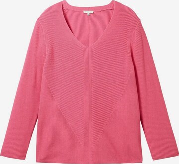 Pull-over Tom Tailor Women + en rose : devant