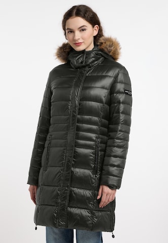 Frieda & Freddies Winter Coat in Green: front