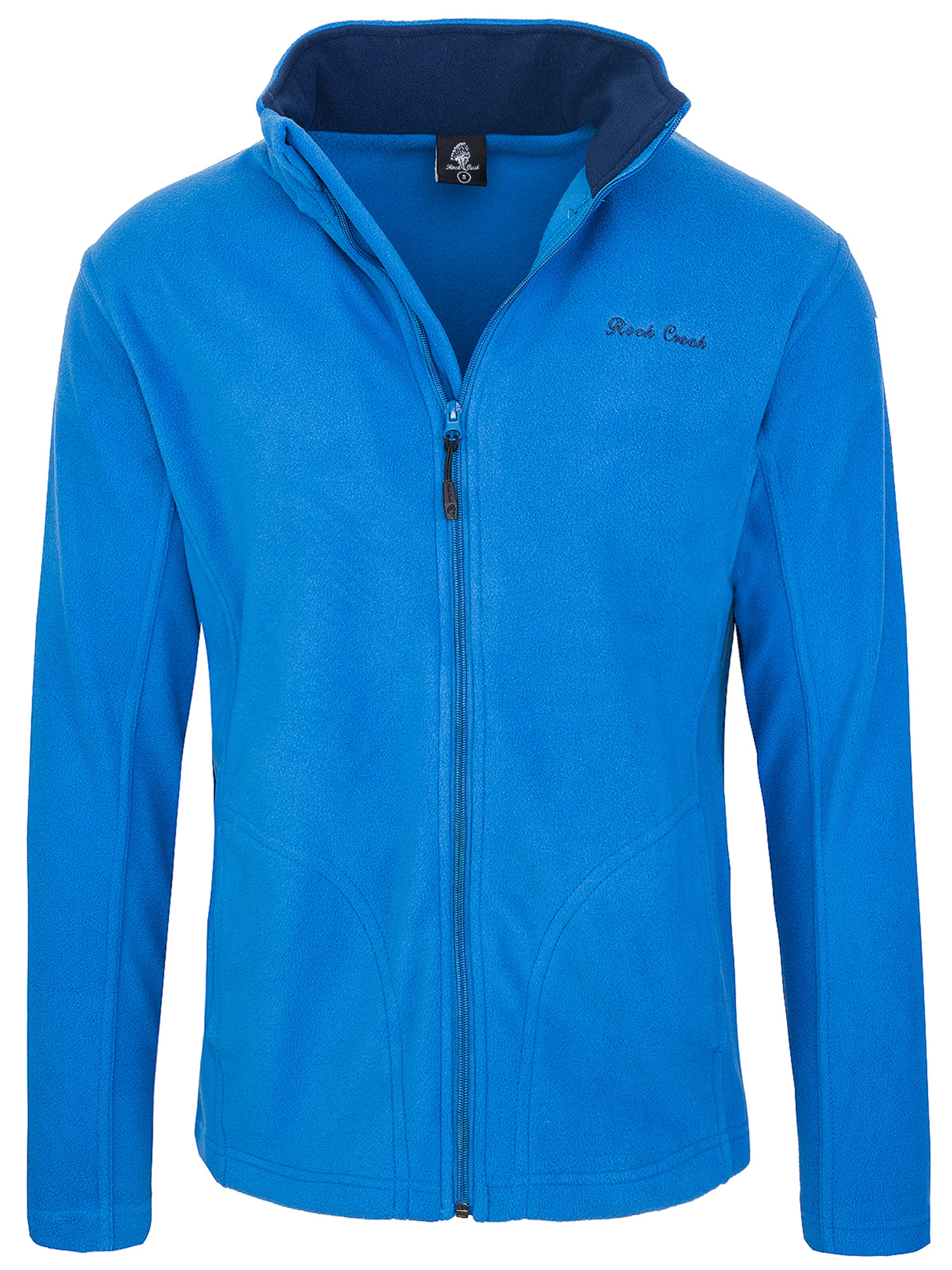 Rock Creek Fleecejacke in Blau: Vorderseite
