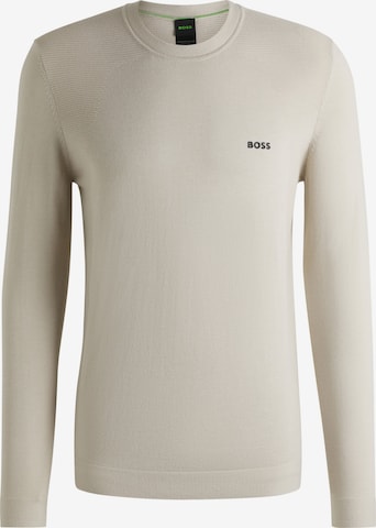 BOSS Sweater 'Momentum' in Beige: front