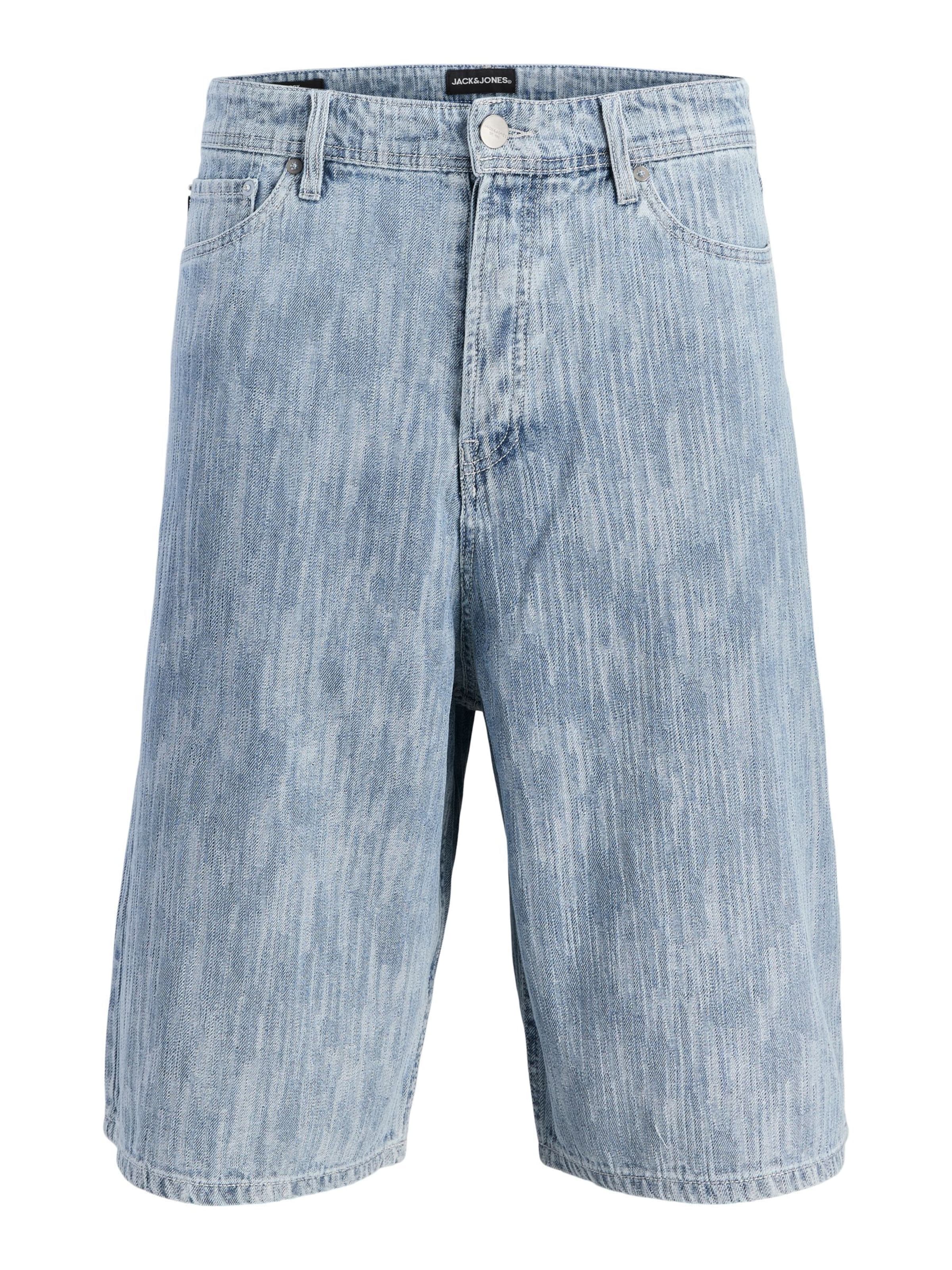 Baggy Jean JACK & JONES en bleu : devant