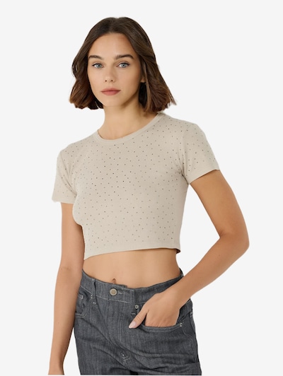 No Matter What Shirt in XS in de kleur Taupe, Productweergave