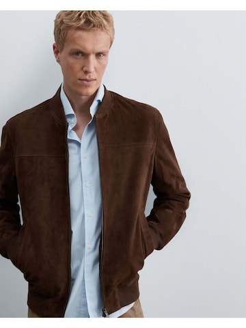 Scalpers Jacke 'Thomas' in Braun: Vorderseite
