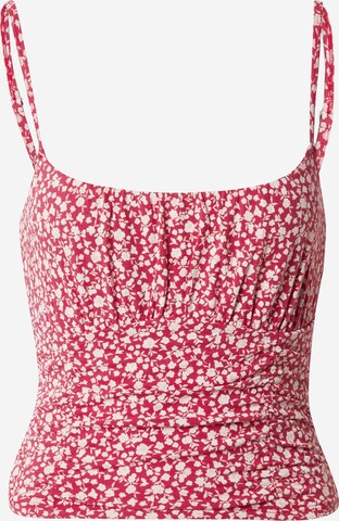 HOLLISTER - Top em vermelho: frente