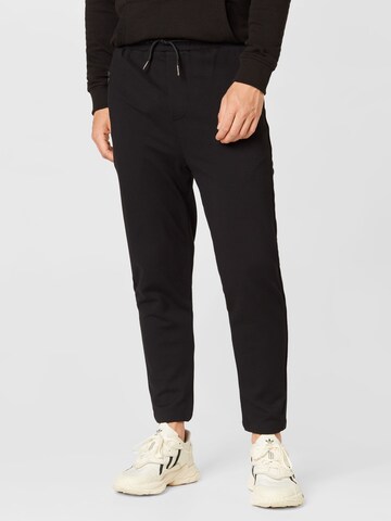 Denim Project Regular Trousers in Black: front