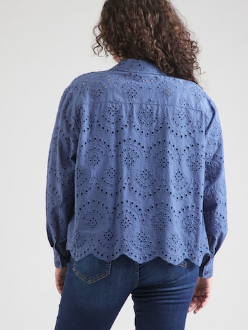ONLY Carmakoma - Blusa 'CARVALAIS' en azul
