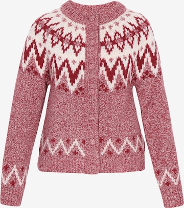 DreiMaster Vintage Gebreid vest in Rood: voorkant