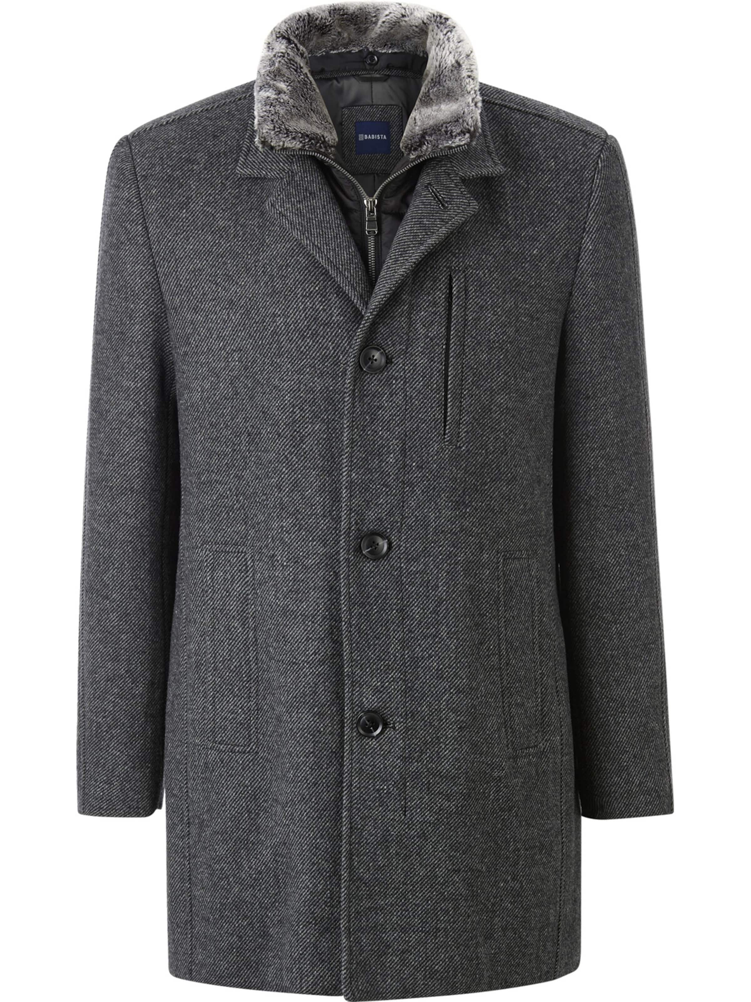 BABISTA Mantel 'Ortendessi' in Grau: Vorderseite