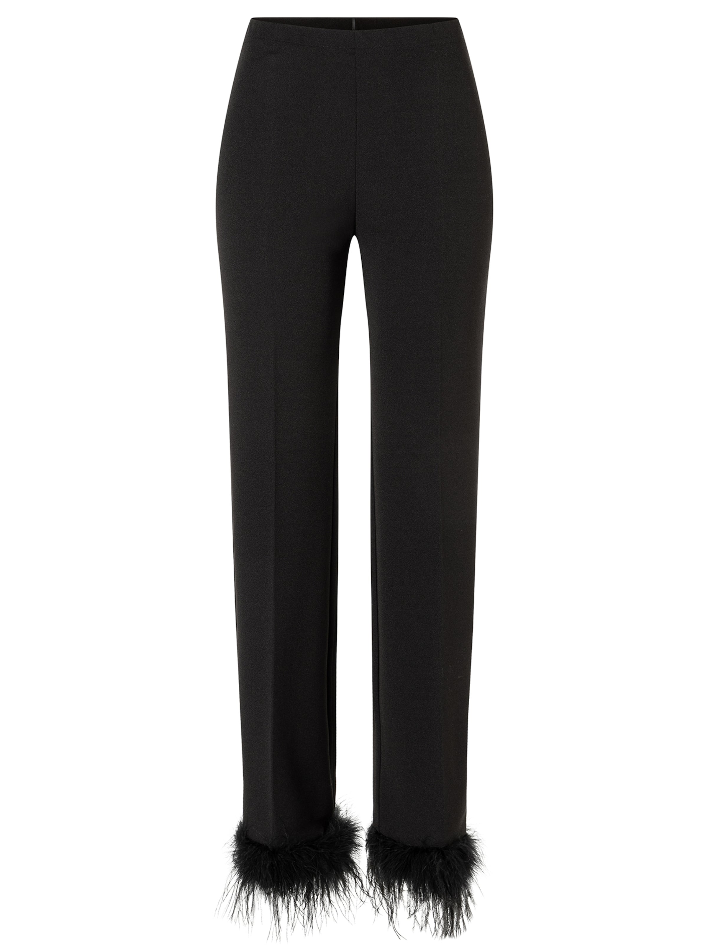 Ana Alcazar Regular Broek 'Afila' in Zwart: voorkant