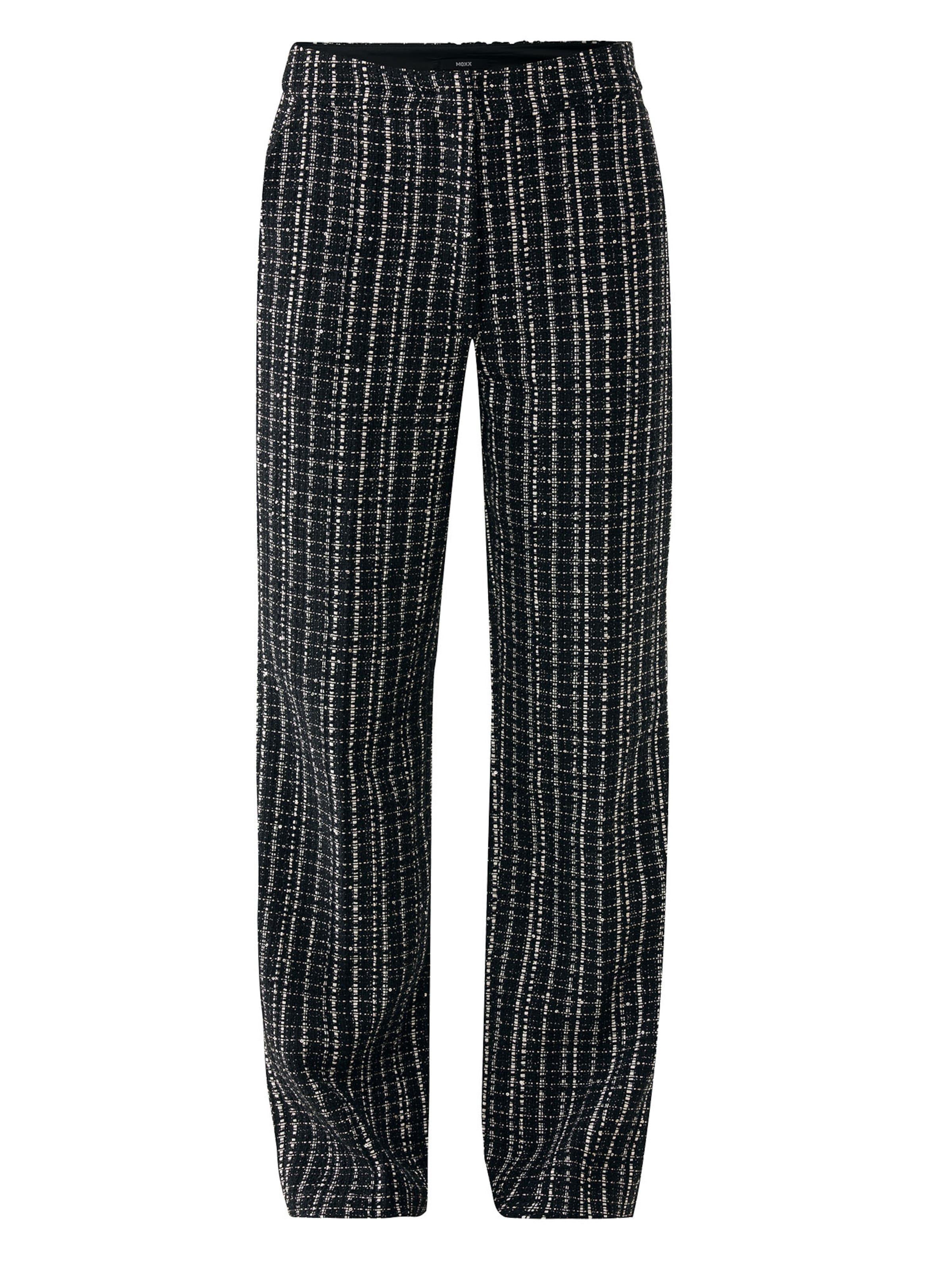 Regular Pantaloni de la MEXX pe negru: față