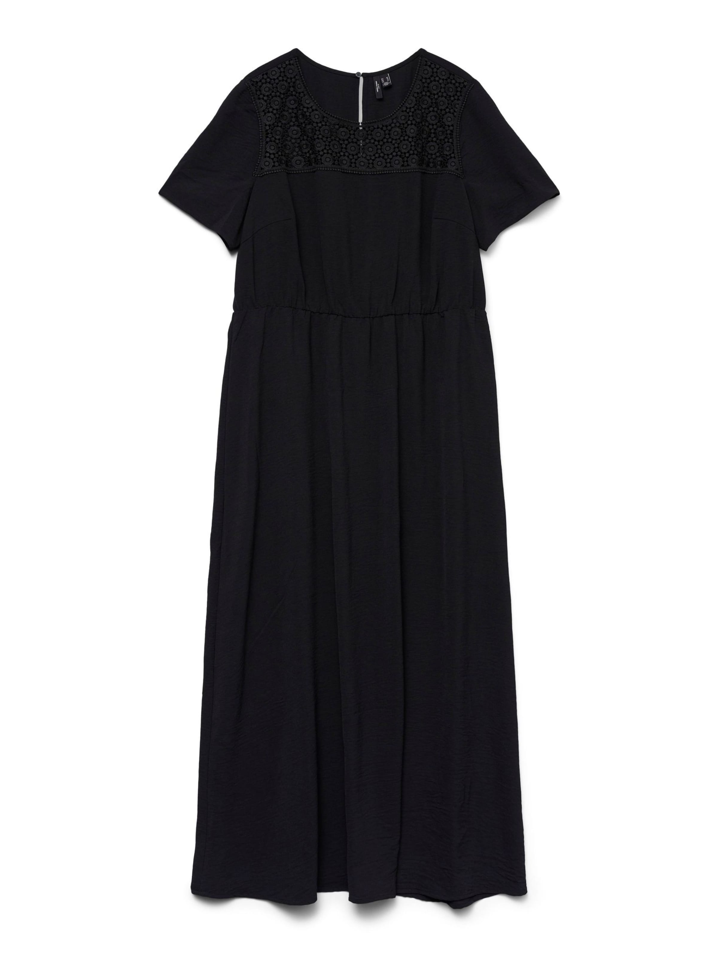 Vero Moda Curve Kjole 'VMCAlva' i sort: forside