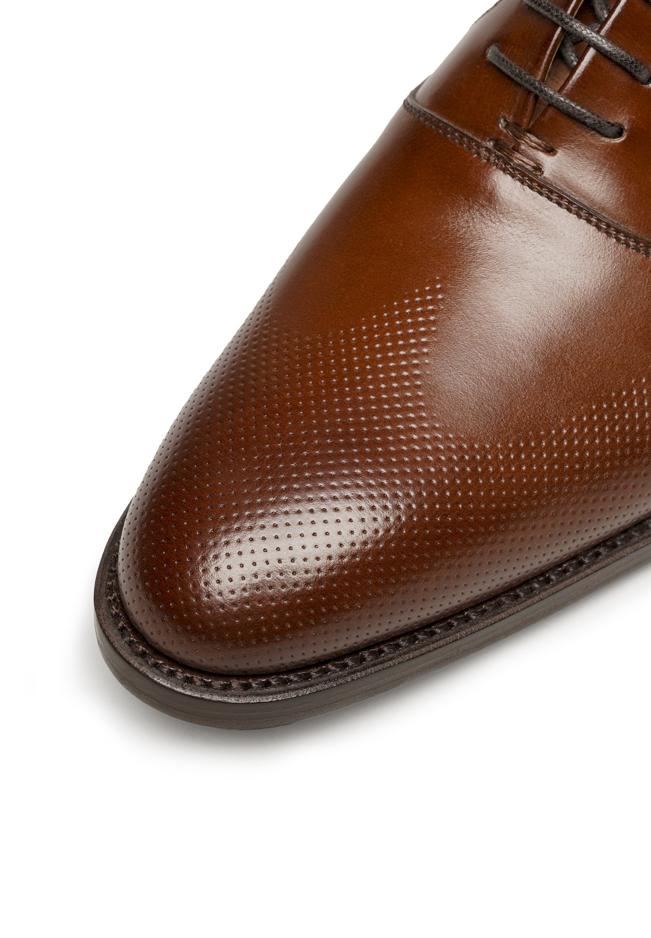 Henry Stevens Schnürer Rahmengenäht 'Marshall FBO' in Braun