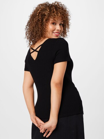 ABOUT YOU Curvy - Camisa 'Georgia' em preto