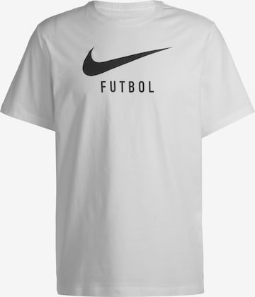 NIKE Performance Shirt 'Swoosh' in White: front