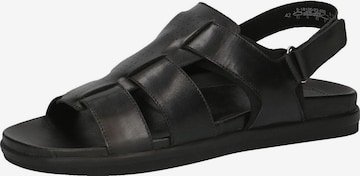 CAPRICE Sandals in Black: front