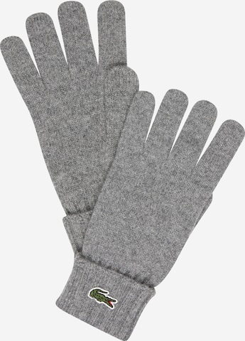 Gants LACOSTE en gris : devant