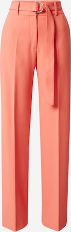 HUGO Pleated Pants 'Huglia' in Red: front