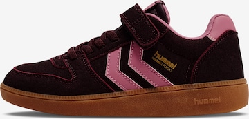 Hummel Sneakers in Rood: voorkant